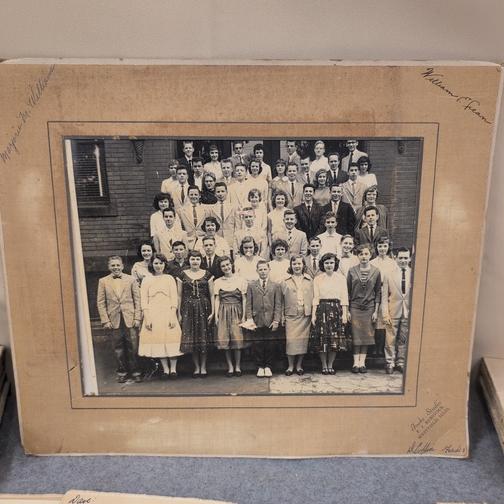 VTG Westfield High School 1963 Portrait Lot & 1950s Class Photo Massachusetts - Picture 7 of 11